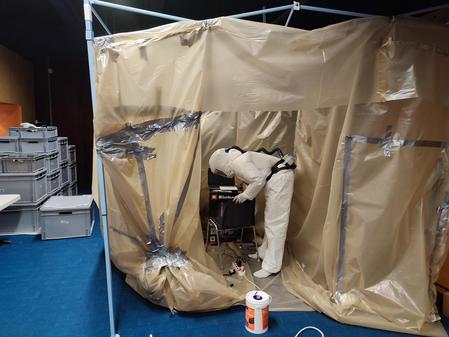 Chantier de pétrographie